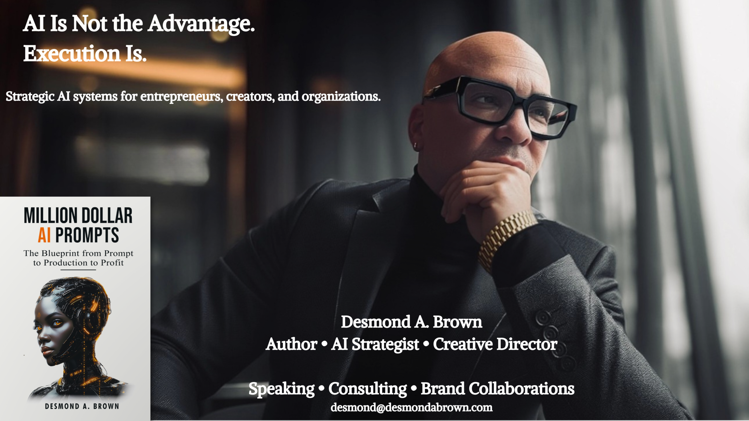 IG @desmondabrownofficial
LinkedIn:www.linkedin.com/in/desmond-brown-5a762812